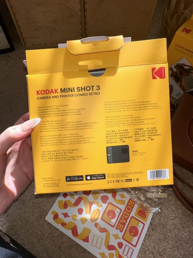 KODAK Mini Shot 3 Retro Manual